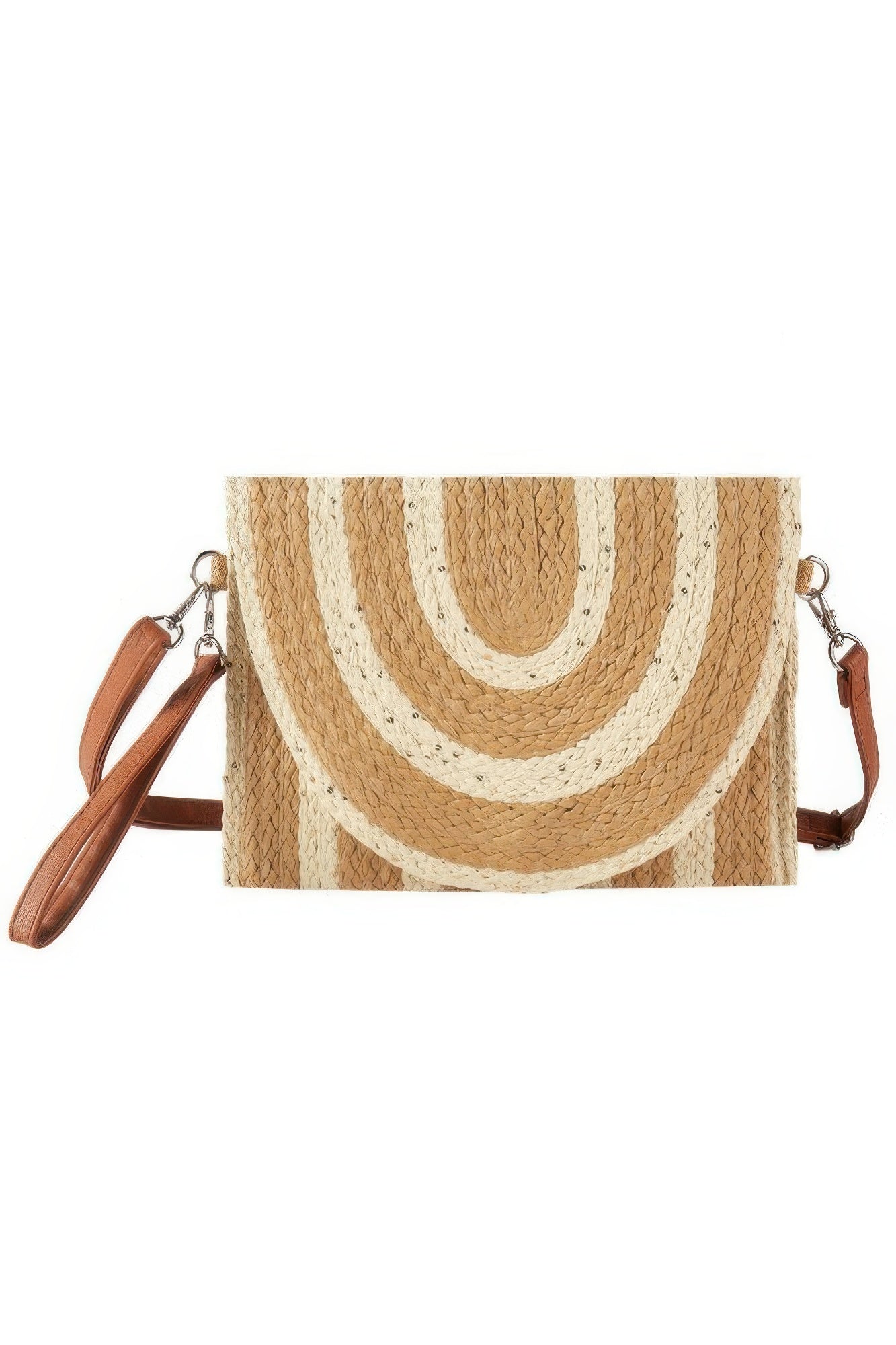 Блестящая двухцветная соломенная сумка клатч и через плечо FASHNZFAB, Taupe
Блестящая двухцветная соломенная сумка клатч и через плечо FASHNZFAB, Taupe