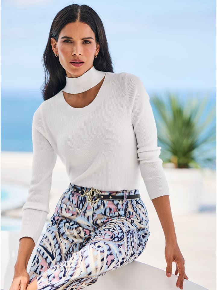 вязаный свитер цвета экрю Heine
вязаный свитер цвета экрю Heine