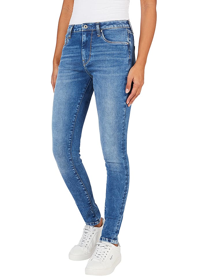 Pepe Jeans Джинсы - зауженный крой - синего цвета
Pepe Jeans Джинсы - зауженный крой - синего цвета