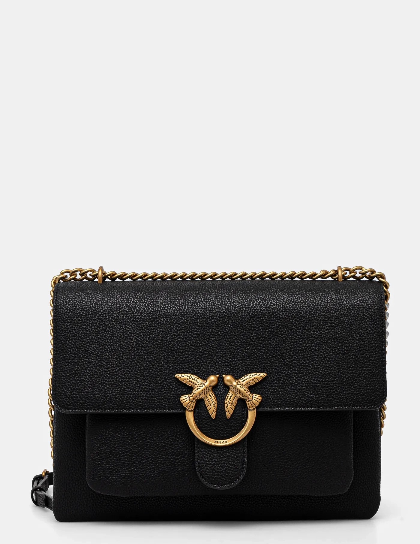 Кожаная сумочка Pinko, черный
Кожаная сумочка Pinko, черный