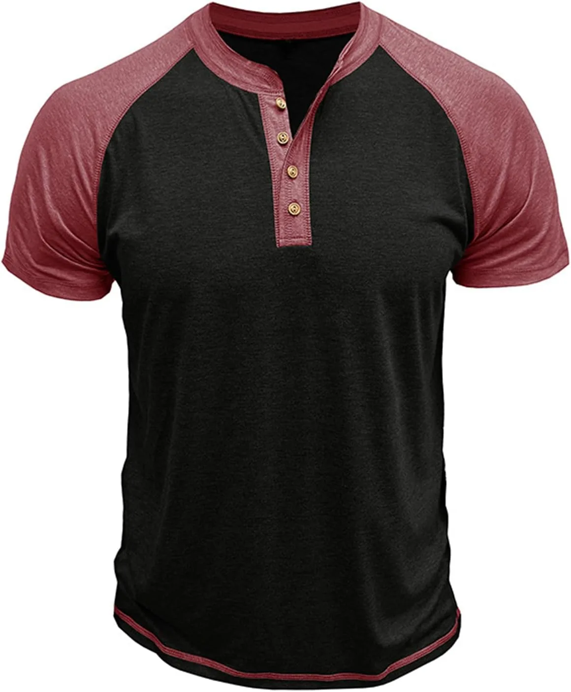 Мужская бейсболка Henley Raglan с коротким рукавом и цветными блоками evzosrz
Мужская бейсболка Henley Raglan с коротким рукавом и цветными блоками evzosrz