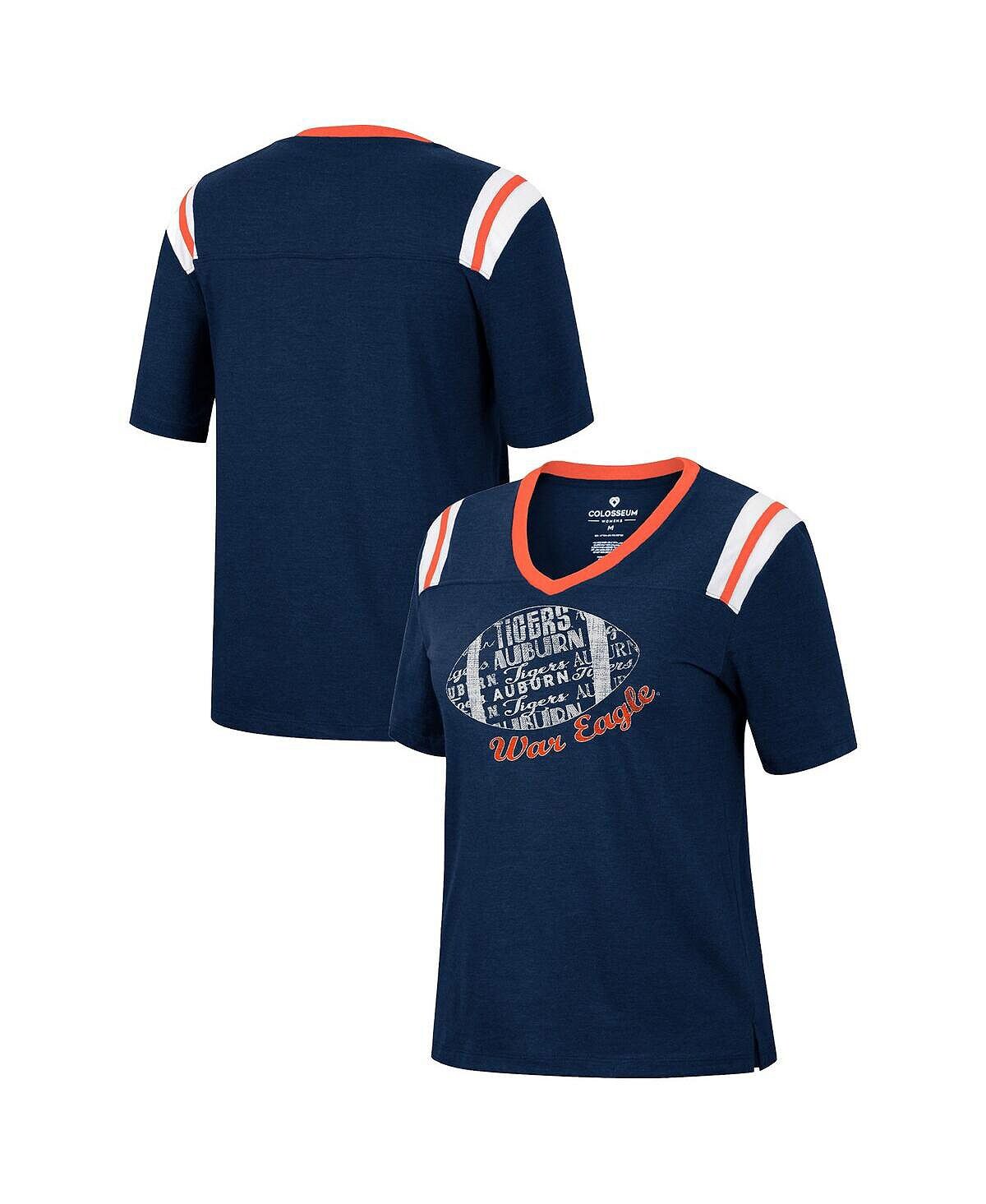 Женская темно-синяя футболка Auburn Tigers 15 Min Early Football с v-образным вырезом и принтом Colosseum
Женская темно-синяя футболка Auburn Tigers 15 Min Early Football с v-образным вырезом и принтом Colosseum