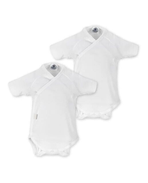 Комплект из 2 белых детских боди из хлопка с короткими рукавами Cambrass, белый
Комплект из 2 белых детских боди из хлопка с короткими рукавами Cambrass, белый