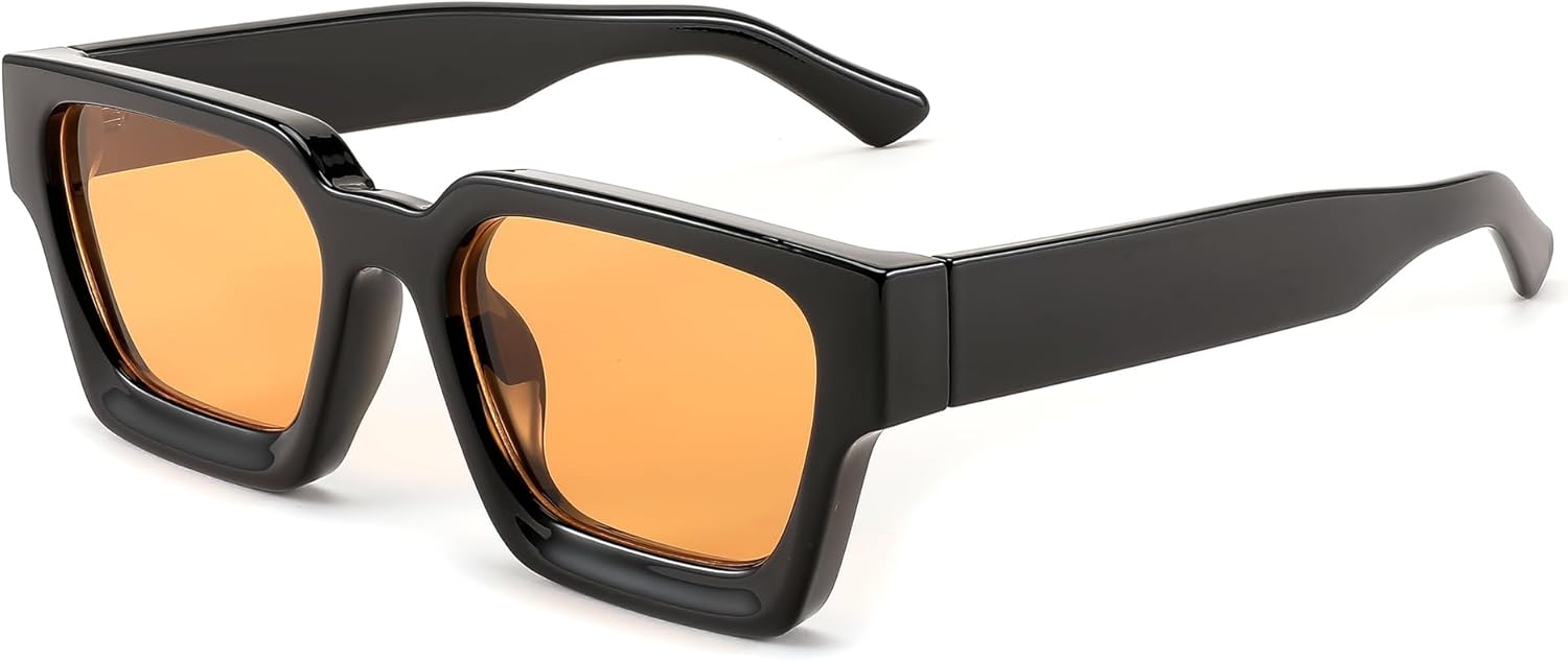 Солнцезащитные очки FEISEDY в стиле ретро 90-х, квадратной формы, для женщин и мужчин, модные массивные прямоугольные солнцезащитные очки с защитой UV400, модель B2385, 013 Black | Yellow Lens
Солнцезащитные очки FEISEDY в стиле ретро 90-х, квадратной формы, для женщин и мужчин, модные массивные прямоугольные солнцезащитные очки с защитой UV400, модель B2385, 013 Black | Yellow Lens