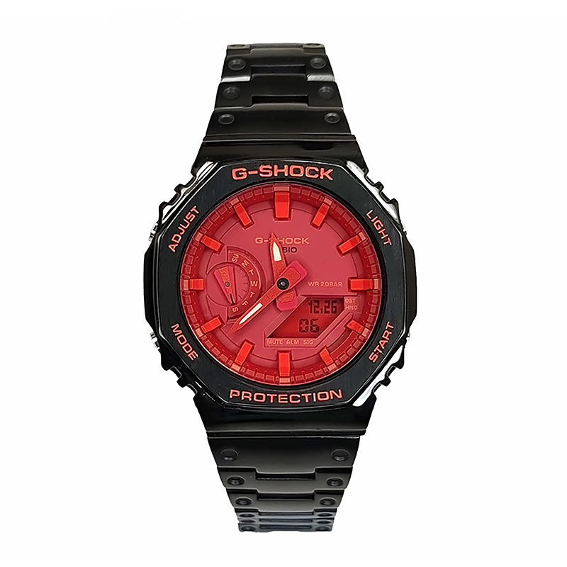 CASIO Часы Men Liquid Crystal/Analog Dual Display Series 44mm Red Watch, Steel Black Miami Heat
CASIO Часы Men Liquid Crystal/Analog Dual Display Series 44mm Red Watch, Steel Black Miami Heat