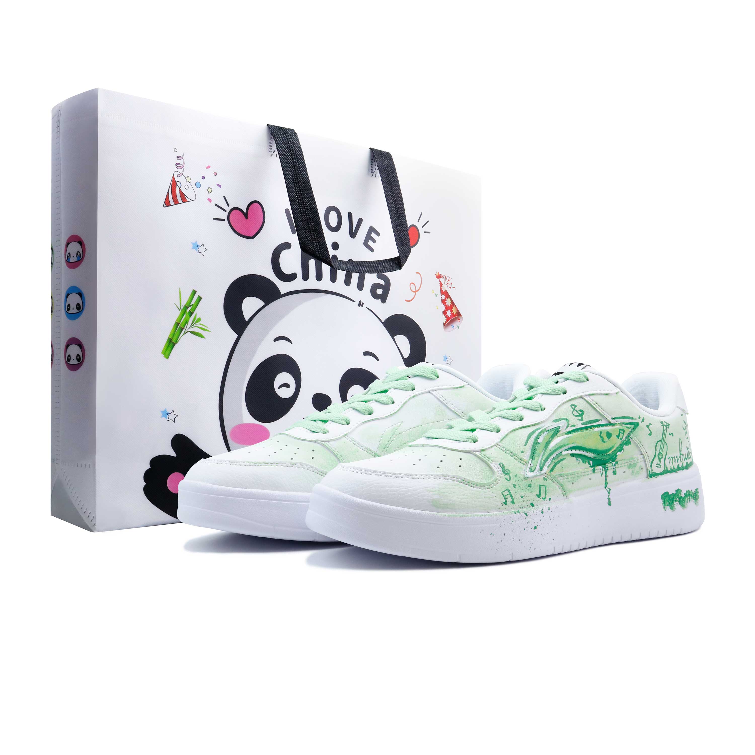 LINING Лининг Понтон Боутс Легкие Амортизирующие Кроссовки Лоу Топ Унисекс Белый Зеленый - Белый Зеленый Шоппинг Сумка, цвет White Green Shopping Bag
LINING Лининг Понтон Боутс Легкие Амортизирующие Кроссовки Лоу Топ Унисекс Белый Зеленый - Белый Зеленый Шоппинг Сумка, цвет White Green Shopping Bag