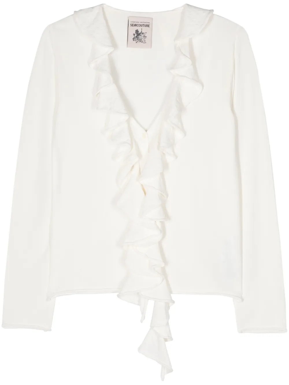 Кардиган Annalisa с оборками Semicouture, белый
Кардиган Annalisa с оборками Semicouture, белый
