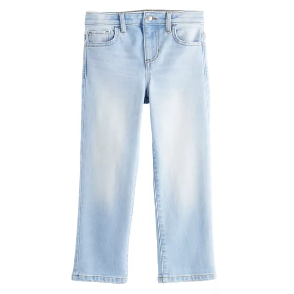 Джинсы прямые с высокой посадкой для девочек 4-12 лет Jumping Beans, цвет light wash
Джинсы прямые с высокой посадкой для девочек 4-12 лет Jumping Beans, цвет light wash