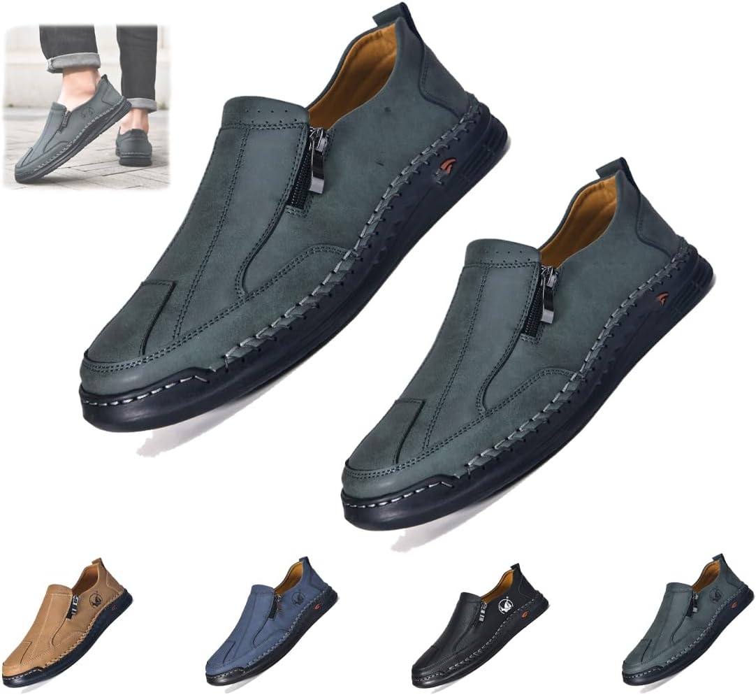 Мужские кожаные повседневные слипоны лоферы бизнес-мокасины легкие освежающие классические туфли для прогулок, вождения и путешествий на улице Generic, зеленый
Мужские кожаные повседневные слипоны лоферы бизнес-мокасины легкие освежающие классические туфли для прогулок, вождения и путешествий на улице Generic, зеленый