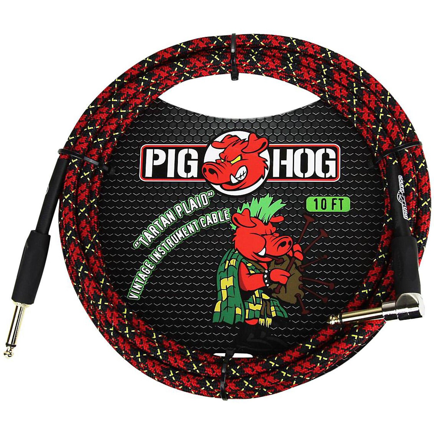 Прямоугольный инструментальный кабель Pig Hog, клетчатая шотландка длиной 10 футов
Прямоугольный инструментальный кабель Pig Hog, клетчатая шотландка длиной 10 футов