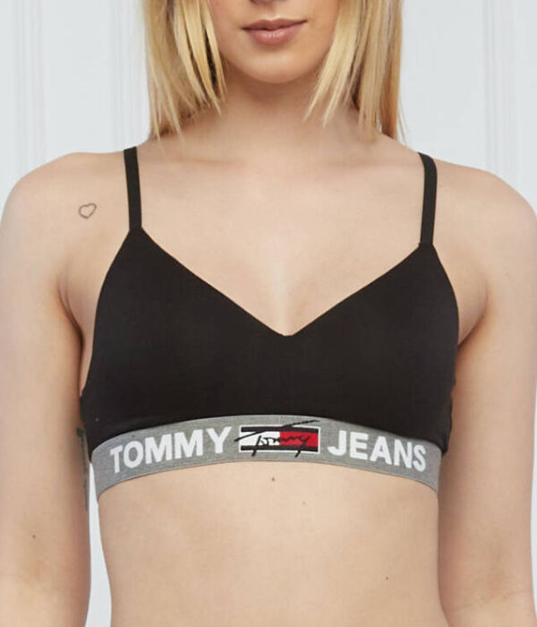 Бюстгальтер Tommy Hilfiger без чашечек, черный 
Бюстгальтер Tommy Hilfiger без чашечек, черный