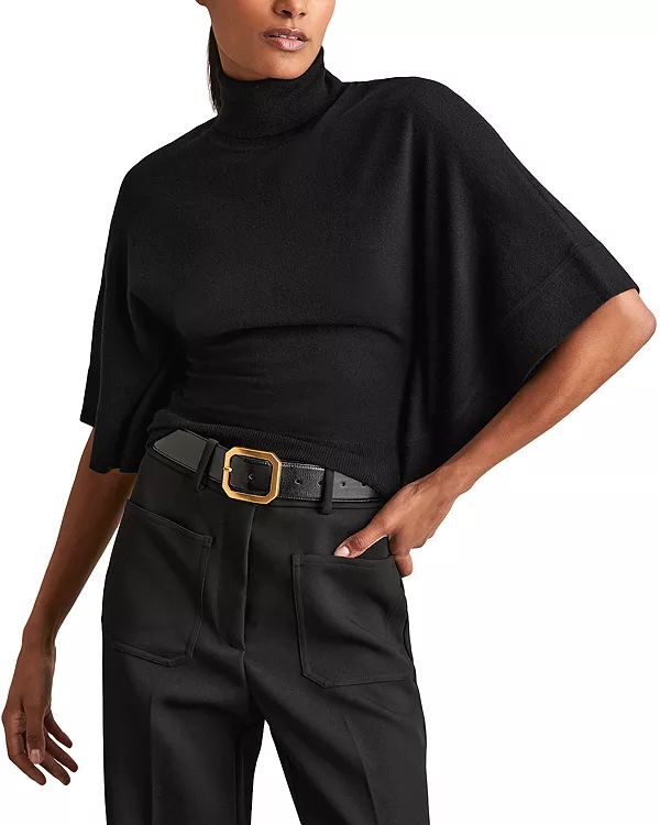 Шерстяной свитер Hadley с рукавами «летучая мышь» Reiss, черный
Шерстяной свитер Hadley с рукавами «летучая мышь» Reiss, черный