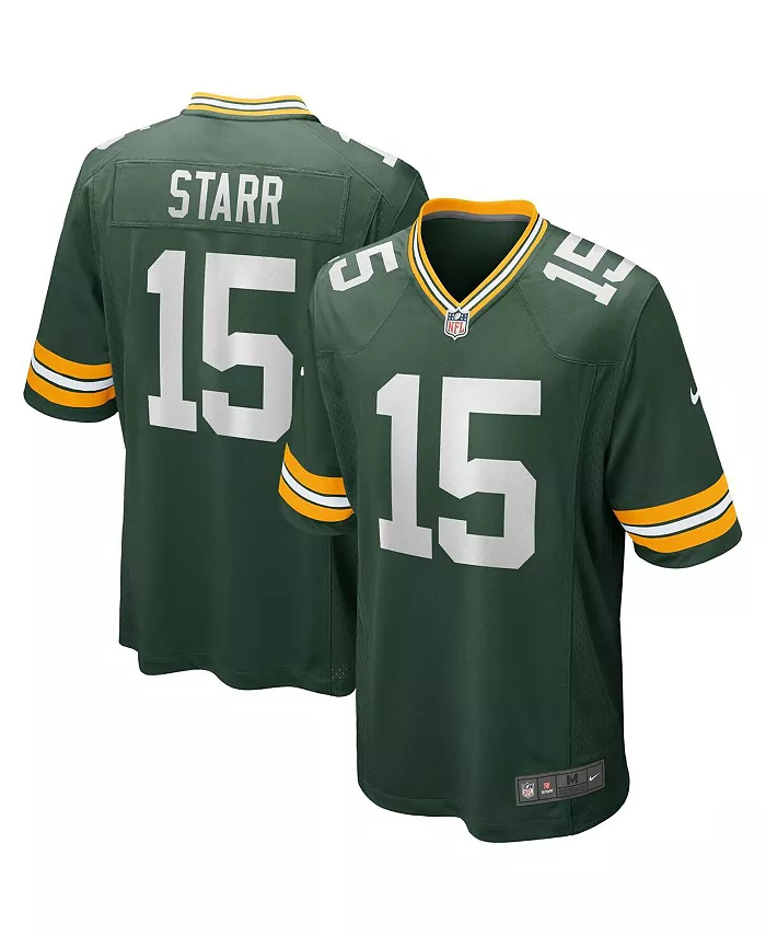Мужская игровая футболка Bart Starr Green Green Bay Packers для вышедшего на пенсию игрока Nike
Мужская игровая футболка Bart Starr Green Green Bay Packers для вышедшего на пенсию игрока Nike