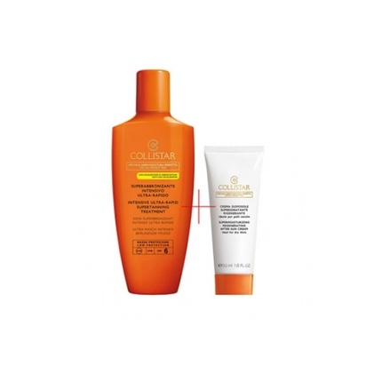 Sun Set Intensive Super Tanning Spf 6 - 200 мл и Super Hydrating Regenerating After Sun Cream - 50 мл Collistar
Sun Set Intensive Super Tanning Spf 6 - 200 мл и Super Hydrating Regenerating After Sun Cream - 50 мл Collistar