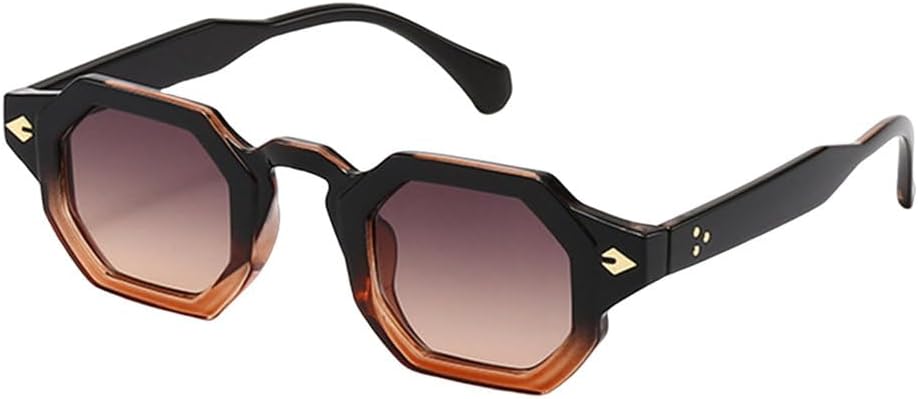 Ретро-солнцезащитные очки Polygon для женщин с заклепками, градиентные, чайные оттенки, защита от УФ-излучения UV400; мужские солнцезащитные очки в стиле панк TYUVIVO, C4 Black Orange
Ретро-солнцезащитные очки Polygon для женщин с заклепками, градиентные, чайные оттенки, защита от УФ-излучения UV400; мужские солнцезащитные очки в стиле панк TYUVIVO, C4 Black Orange