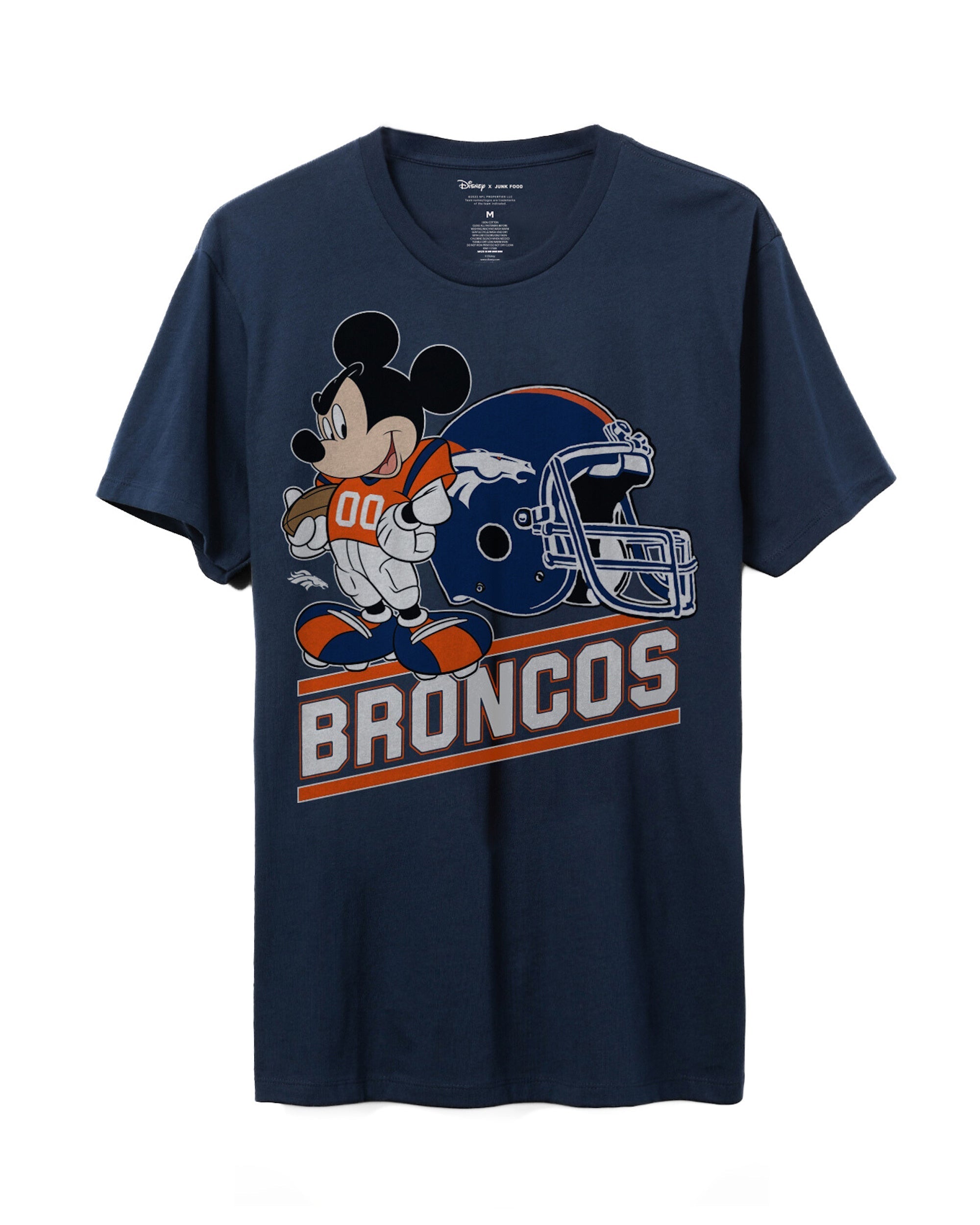 Футболка фаната Broncos Disney Mickey Came to Play Junk Food Clothing, темно-синий
Футболка фаната Broncos Disney Mickey Came to Play Junk Food Clothing, темно-синий