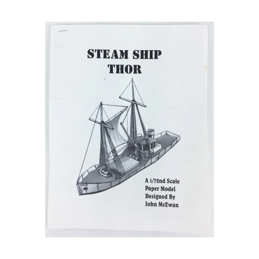 Пароход Тор, Historical Miniatures (1/72) (John McEwan)
Пароход Тор, Historical Miniatures (1/72) (John McEwan)