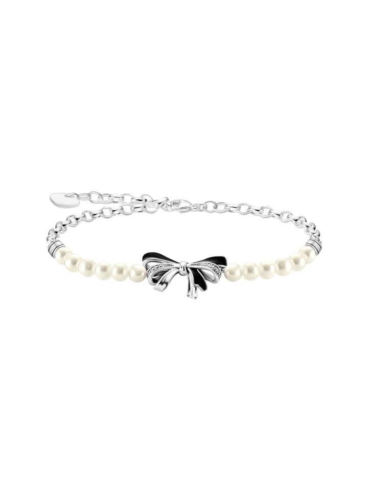 Thomas Sabo Браслет с бантом и жемчугом Lovely Romance в серебряном, черном и белом цветах
Thomas Sabo Браслет с бантом и жемчугом Lovely Romance в серебряном, черном и белом цветах