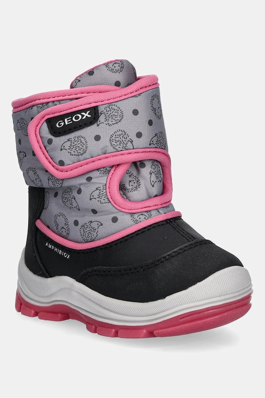 Детские зимние ботинки B263WG 0BCMN B FLANFIL B ABX Geox, серый 
Детские зимние ботинки B263WG 0BCMN B FLANFIL B ABX Geox, серый