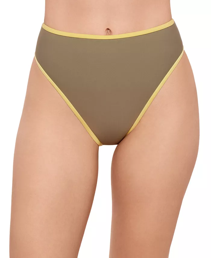 Детские бикини-трусы с высокой талией Salt + Cove, зеленый 
Детские бикини-трусы с высокой талией Salt + Cove, зеленый