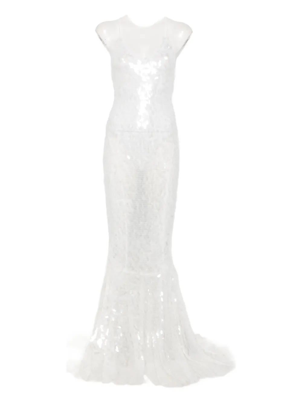 Платье Fara, украшенное пайетками Norma Kamali, белый
Платье Fara, украшенное пайетками Norma Kamali, белый