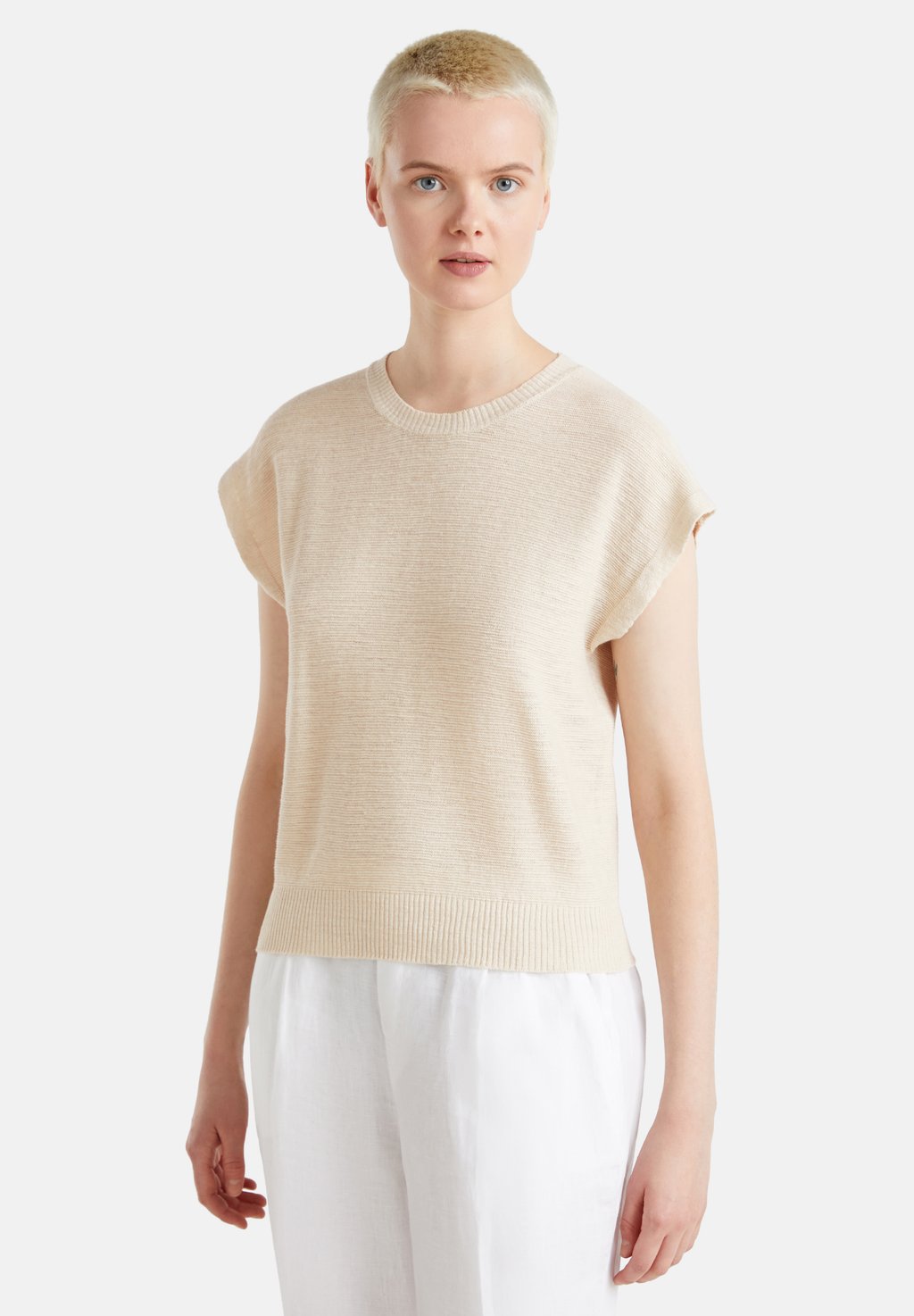 Базовая футболка United Colors of Benetton, бежевый
Базовая футболка United Colors of Benetton, бежевый