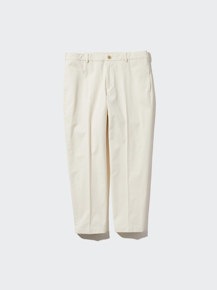 Элегантные хлопковые брюки длиной до щиколотки Uniqlo, цвет 01 белый
Элегантные хлопковые брюки длиной до щиколотки Uniqlo, цвет 01 белый