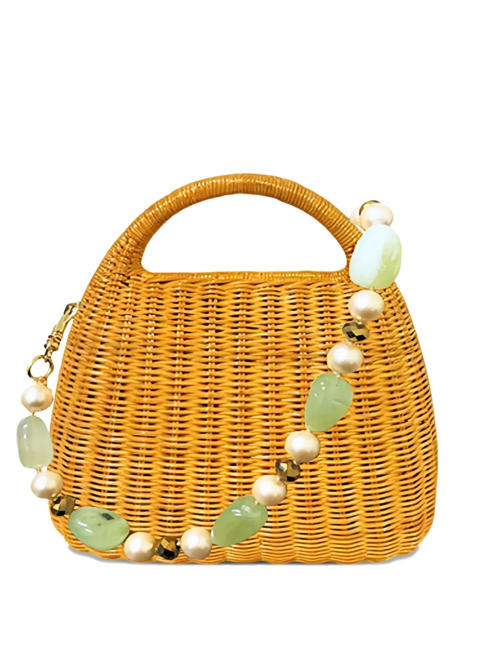 Плетеная сумка-тоут из бусин SERPUI, коричневый
Плетеная сумка-тоут из бусин SERPUI, коричневый