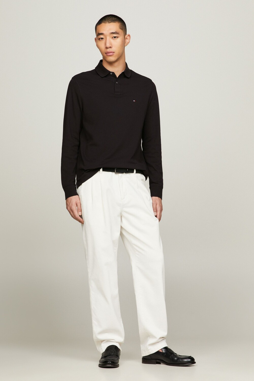 1985 обычная рубашка поло с длинным рукавом Tommy Hilfiger, черный
1985 обычная рубашка поло с длинным рукавом Tommy Hilfiger, черный