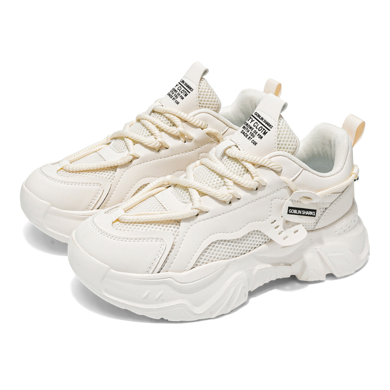 GOBLIN SHARKS 1759 Мужские бежевые массивные кроссовки на низком ходу с амортизацией, противоскользящей подошвой, устойчивостью к истиранию и дышащим верхом, цвет Beige
GOBLIN SHARKS 1759 Мужские бежевые массивные кроссовки на низком ходу с амортизацией, противоскользящей подошвой, устойчивостью к истиранию и дышащим верхом, цвет Beige