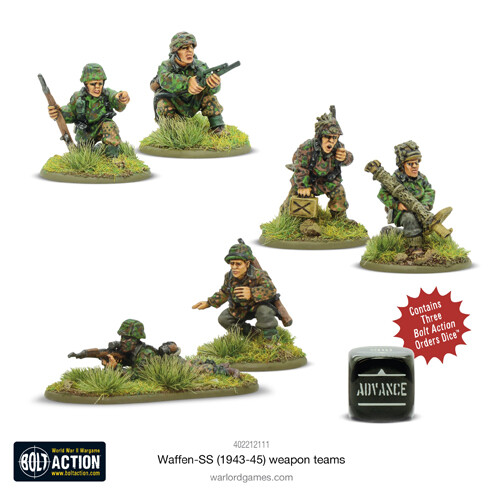 Фигурки Waffen-Ss (1943-45) Weapons Teams Warlord Games
Фигурки Waffen-Ss (1943-45) Weapons Teams Warlord Games