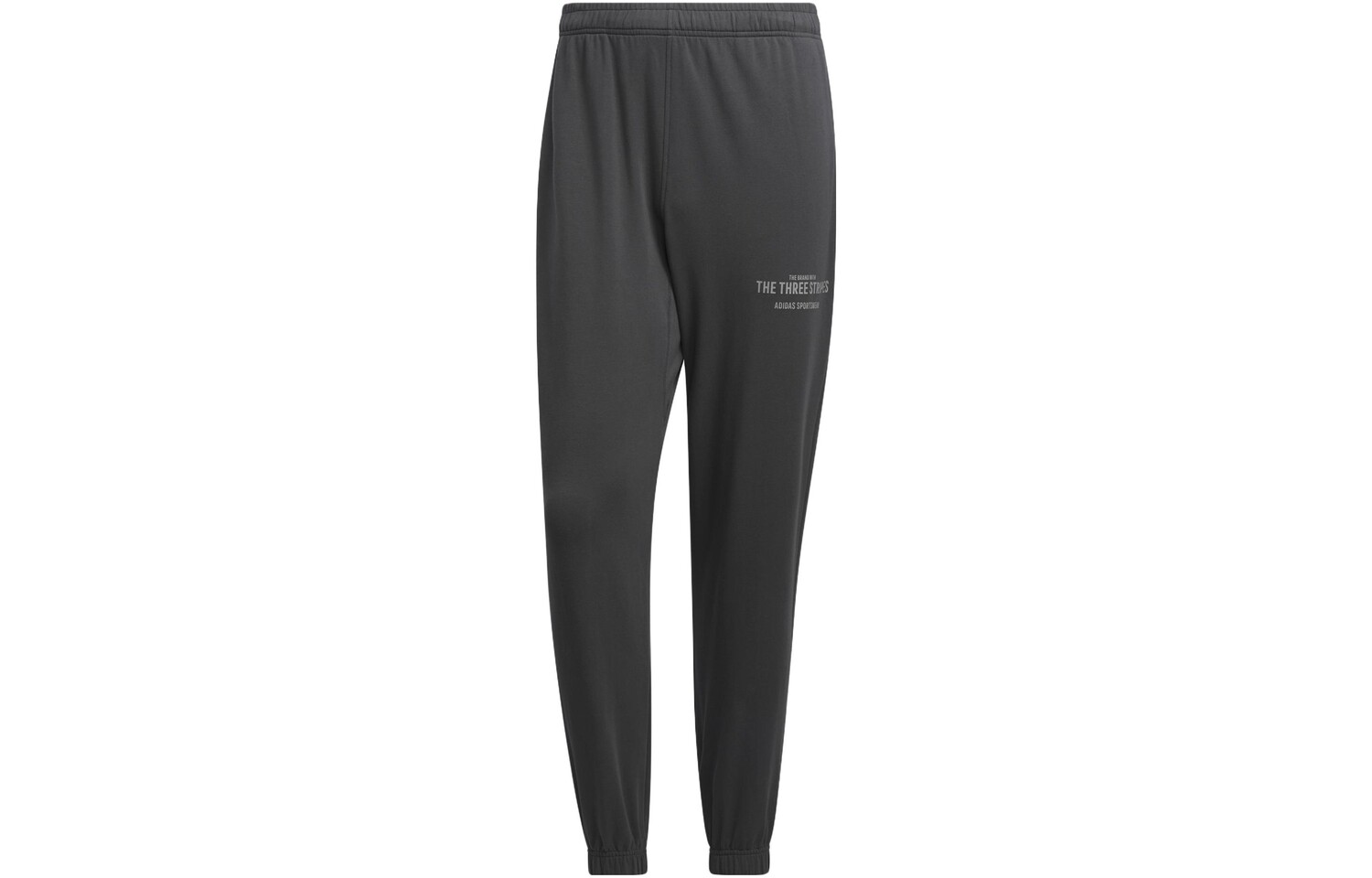 Adidas Мужские трикотажные спортивные штаны, Сплошной темно-серый 
Adidas Мужские трикотажные спортивные штаны, Сплошной темно-серый