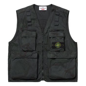 Жилет x stone island water resistant brushed cotton canvas vest 'black' Supreme, черный
Жилет x stone island water resistant brushed cotton canvas vest 'black' Supreme, черный