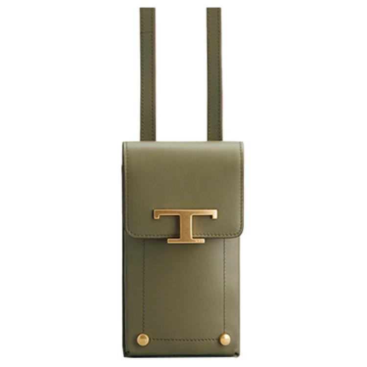 Tod'S Женский кожаный чехол для мобильного телефона, зеленый
Tod'S Женский кожаный чехол для мобильного телефона, зеленый