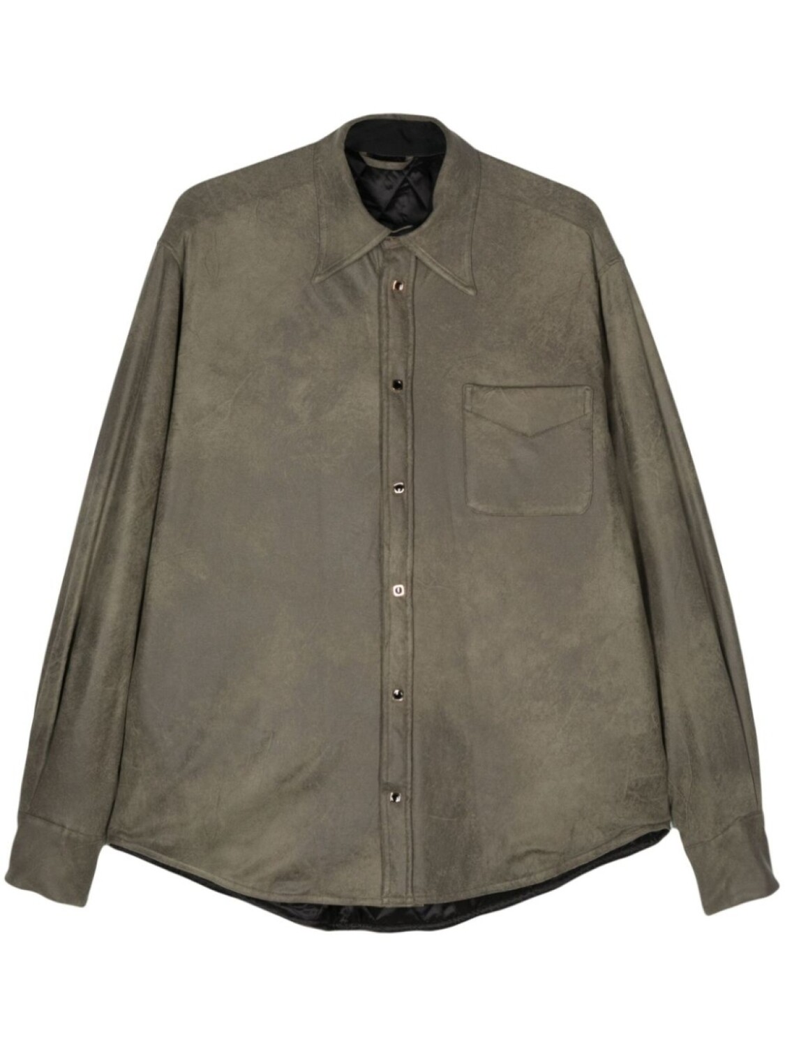 Дутая рубашка с эффектом потертости 4SDESIGNS, зеленый
Дутая рубашка с эффектом потертости 4SDESIGNS, зеленый