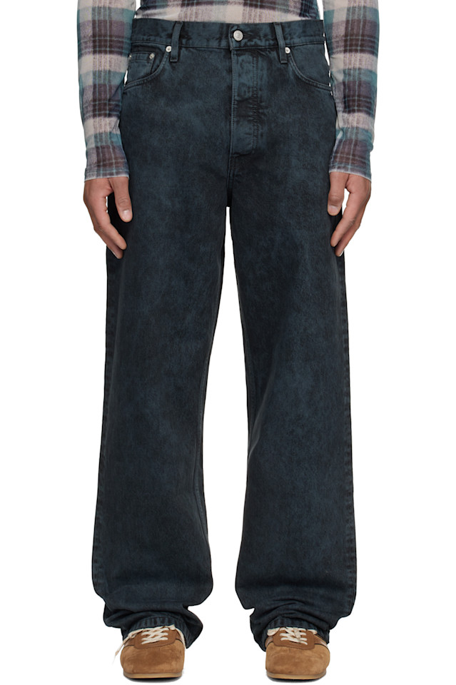 Dries Van Noten Свободные джинсы темно-синего цвета
Dries Van Noten Свободные джинсы темно-синего цвета