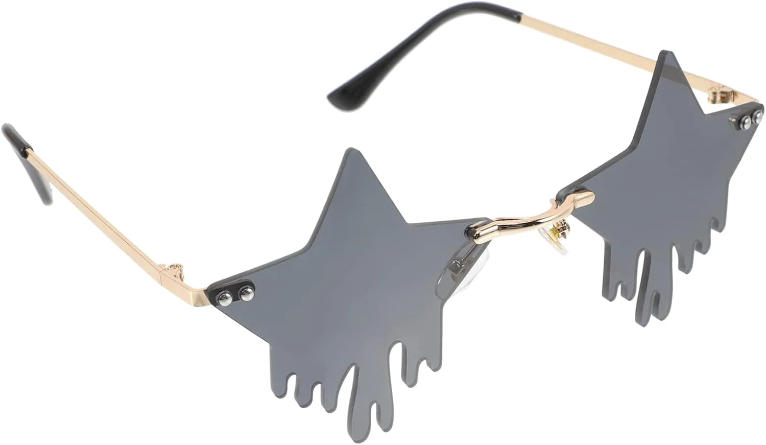 BESTYASH 1 пара солнцезащитных очков в форме звезды без оправы для вечеринок, фестивалей и повседневной носки. Уникальный дизайн для стильных людей, Black
BESTYASH 1 пара солнцезащитных очков в форме звезды без оправы для вечеринок, фестивалей и повседневной носки. Уникальный дизайн для стильных людей, Black