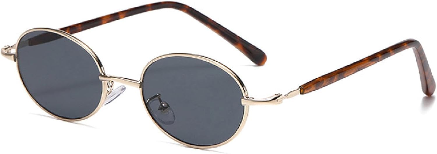 Модные маленькие металлические овальные солнцезащитные очки для женщин в стиле ретро-панк для мужчин, трендовые, с прозрачными линзами и защитой от УФ-излучения UV400 TVTBBVV, Golden Leopard Grey
Модные маленькие металлические овальные солнцезащитные очки для женщин в стиле ретро-панк для мужчин, трендовые, с прозрачными линзами и защитой от УФ-излучения UV400 TVTBBVV, Golden Leopard Grey