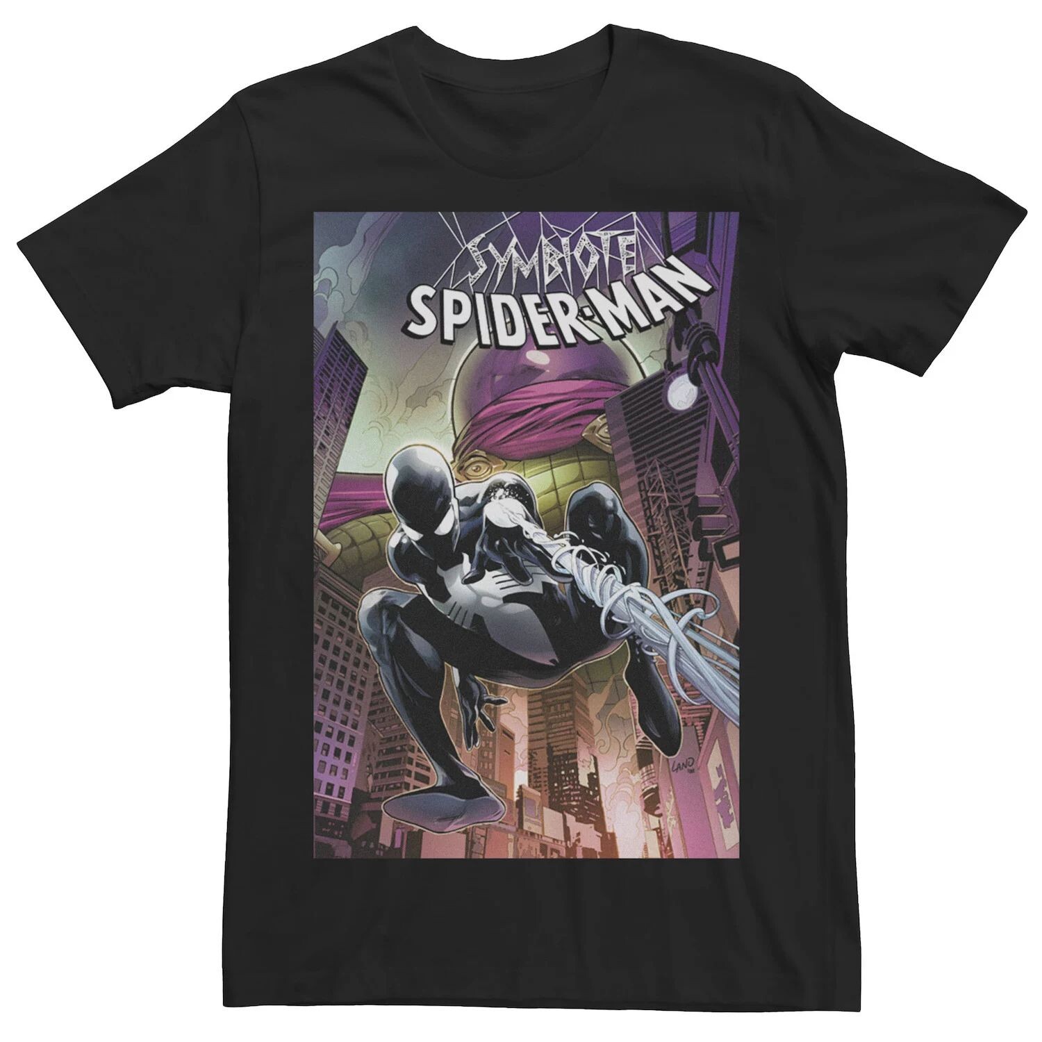 Мужская футболка с обложкой комиксов Symbiote Spider-Man Versus Mysterio Marvel
Мужская футболка с обложкой комиксов Symbiote Spider-Man Versus Mysterio Marvel