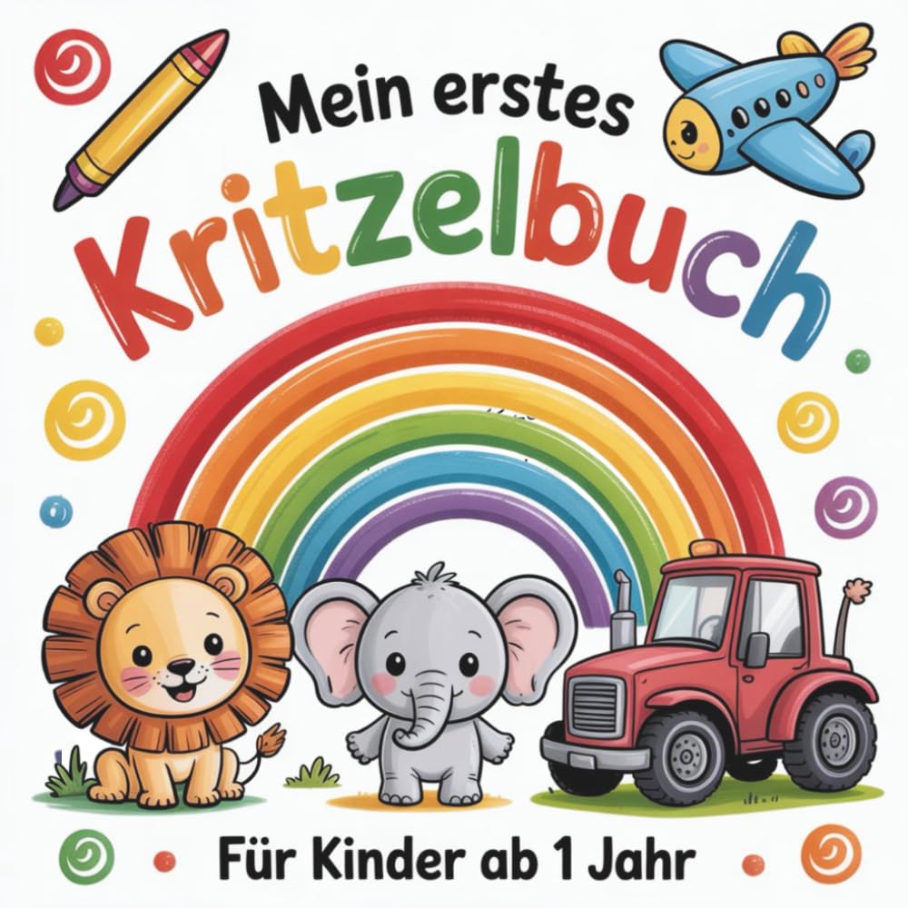 Mein erstes Kritzelbuch Für Kinder ab 1 Jahr: Einfache Motive zum Ausmalen - fördert Kreativität, Konzentration und Feinmotorik (German Edition) (Independently published)
Mein erstes Kritzelbuch Für Kinder ab 1 Jahr: Einfache Motive zum Ausmalen - fördert Kreativität, Konzentration und Feinmotorik (German Edition) (Independently published)