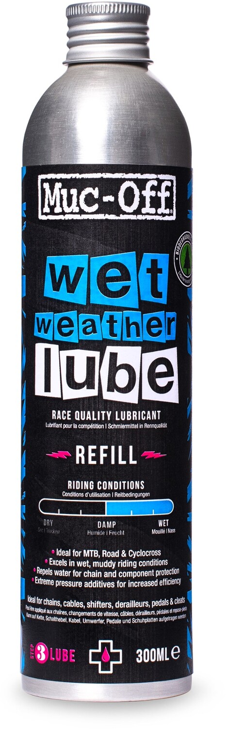 Wet Lube, сменный блок 300 мл Muc-Off
Wet Lube, сменный блок 300 мл Muc-Off