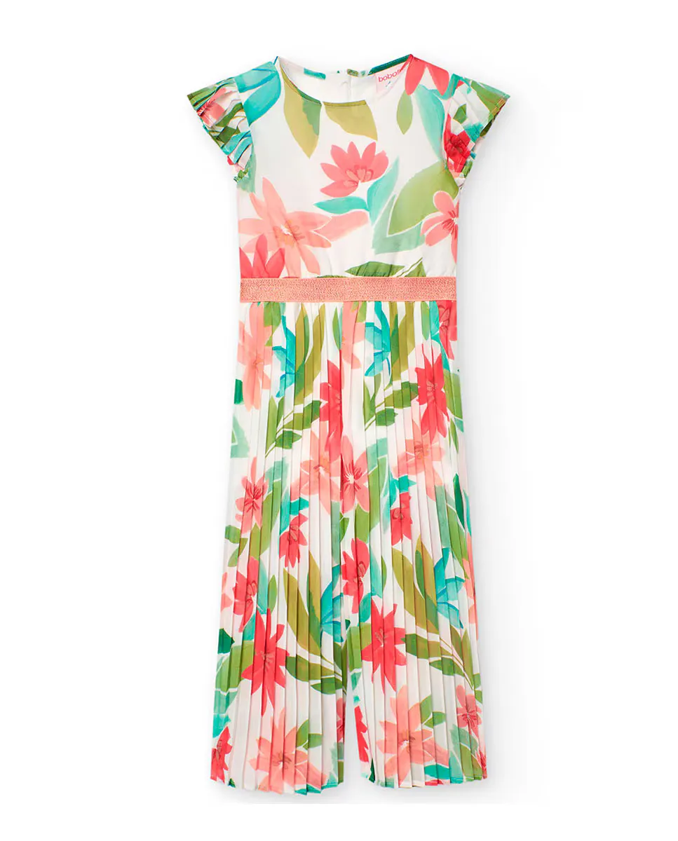 Девичий комбинезон с цветочным принтом и плиссированные брюки Boboli, многоцветный
Девичий комбинезон с цветочным принтом и плиссированные брюки Boboli, многоцветный