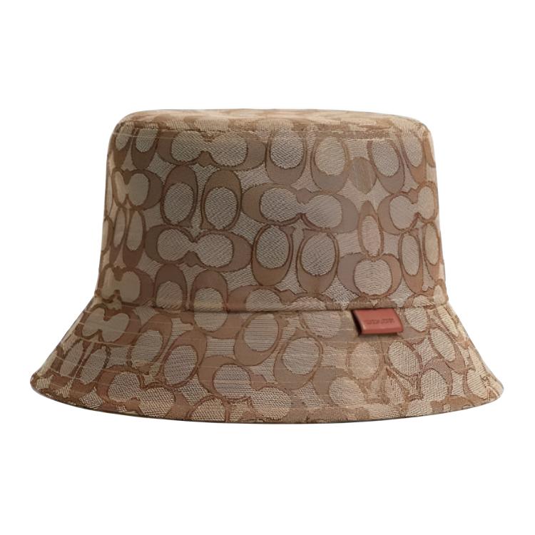 COACH Хлопковая шляпа-ведро для женщин в коричневом и желтом цвете
COACH Хлопковая шляпа-ведро для женщин в коричневом и желтом цвете