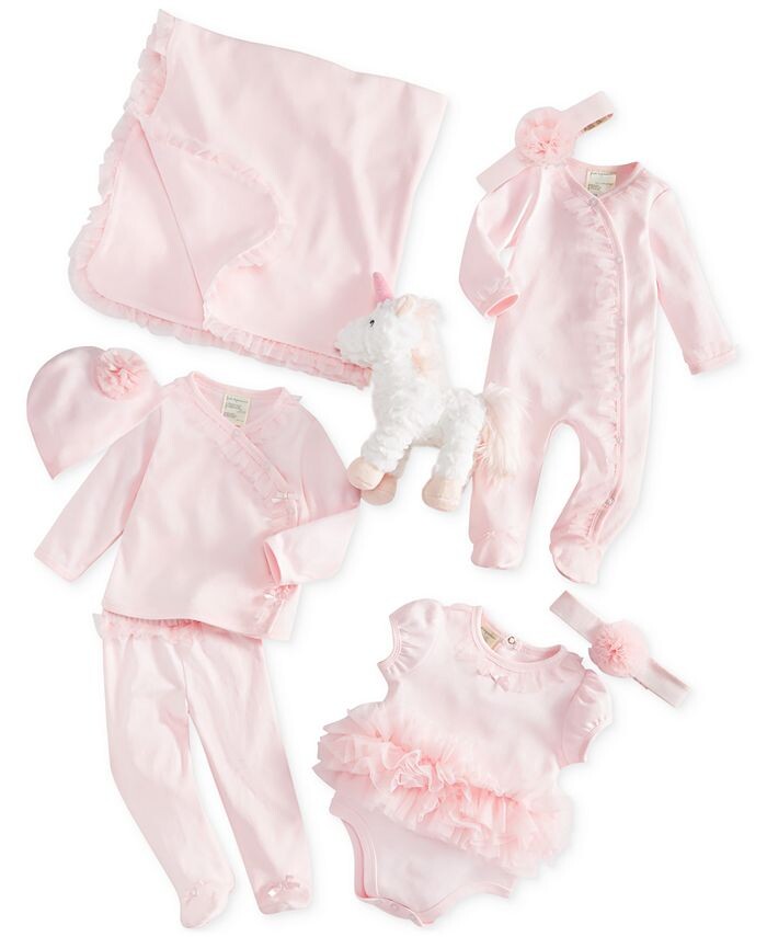 Коллекция Ballerina с рюшами для маленьких девочек First Impressions, розовый
Коллекция Ballerina с рюшами для маленьких девочек First Impressions, розовый