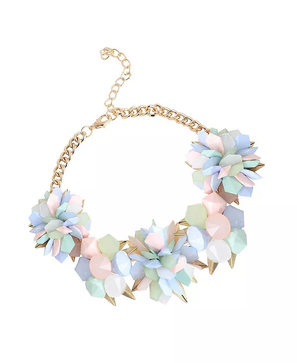 Женское золотое ожерелье с кластерными камнями Sohi, blue
Женское золотое ожерелье с кластерными камнями Sohi, blue