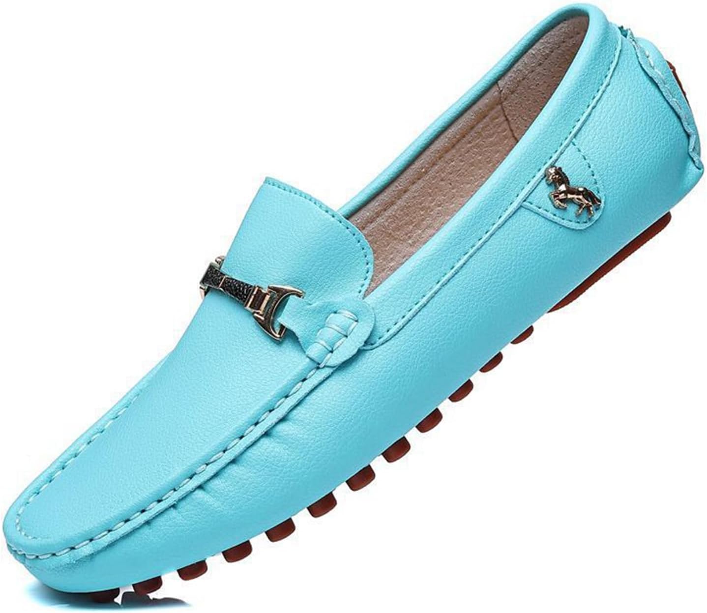 Мужские кожаные пенни-лоферы, модные слипоны, мокасины с металлической пряжкой, закругленный носок, для бизнес-кэжуал, удобные плоские прогулочные туфли Dacnakby, синий
Мужские кожаные пенни-лоферы, модные слипоны, мокасины с металлической пряжкой, закругленный носок, для бизнес-кэжуал, удобные плоские прогулочные туфли Dacnakby, синий