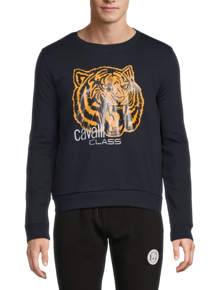 Толстовка с графическим логотипом Cavalli Class by Roberto Cavalli, темно-синий
Толстовка с графическим логотипом Cavalli Class by Roberto Cavalli, темно-синий