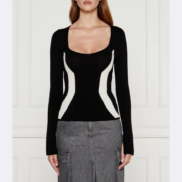 Узкая блузка Patrizia Pepe, черный
Узкая блузка Patrizia Pepe, черный