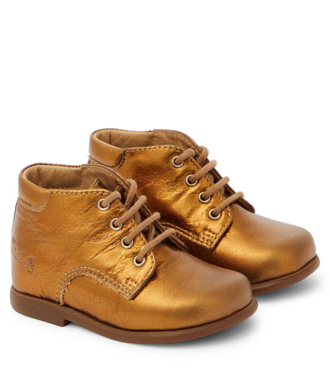 Детские сапоги из металлизированной кожи Pom d'Api, Ambre 
Детские сапоги из металлизированной кожи Pom d'Api, Ambre