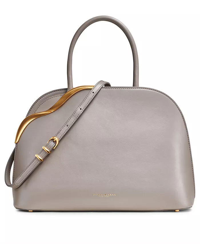 Кожаная сумка Malverne с двойной верхней ручкой Donna Karan New York, серый
Кожаная сумка Malverne с двойной верхней ручкой Donna Karan New York, серый
